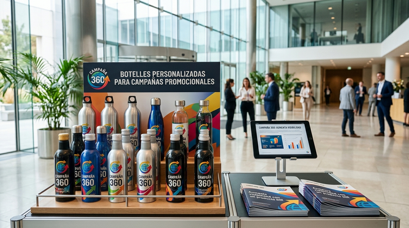 botellas personalizadas para campañas promocionales
